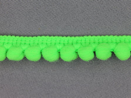 Bolletjesband 10mm neon groen