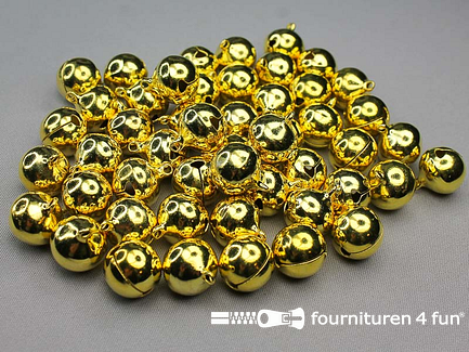 Belletjes 20mm - goud - 50 stuks