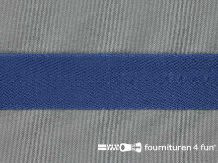 Luxe keperband - 25mm - konings blauw
