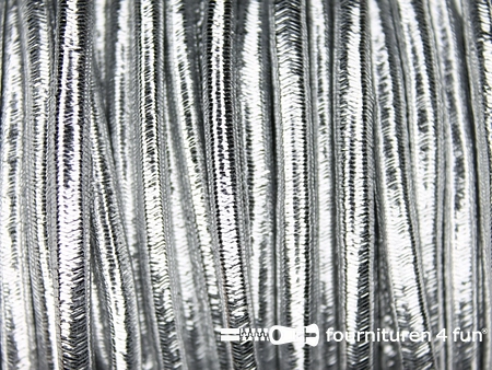 Elastisch koord - 3mm - zilver