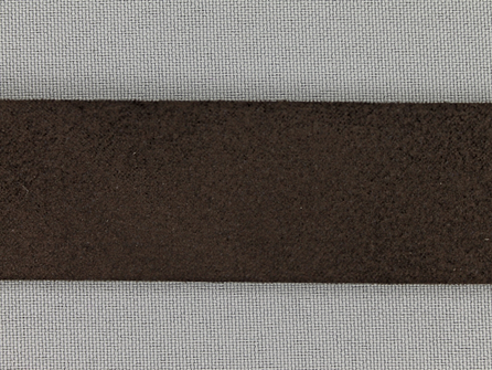 Suède band 30mm donker bruin