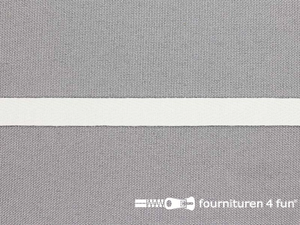 Rol 50 meter luxe keperband - 10mm - wit 