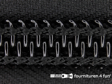 Deelbare nylon tentrits - 10mm - zwart