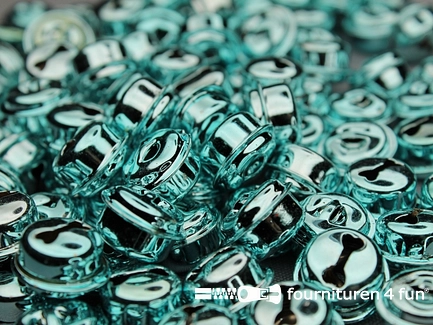 Belletjes 16mm licht blauw 10 stuks