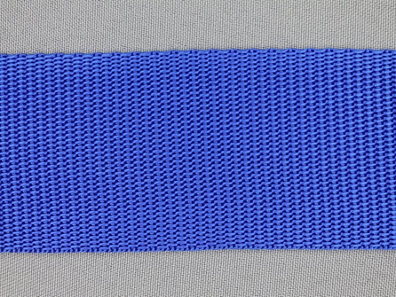 Rol 30 meter parachute band 50mm kobalt blauw