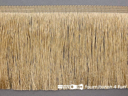 Viscose franje fijn - 110mm - beige