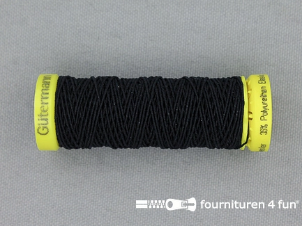 Gütermann elastische garen - rimpelelastiek  - 10 meter - heel donker blauw