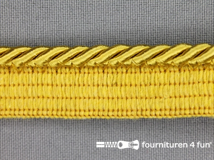 Gedraaid paspelband 18mm oker goud