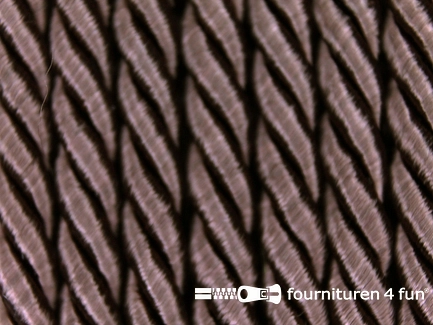 Viscose meubel koord - 5mm - donker bruin