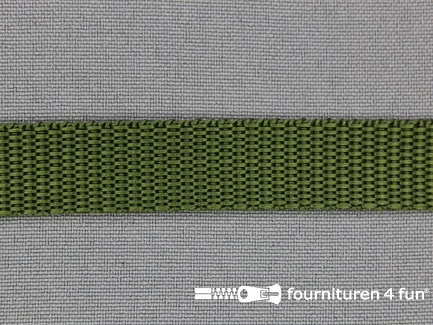 Parachute band - 15mm - leger groen