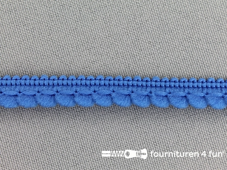 Bolletjesband - 10mm - kobalt blauw