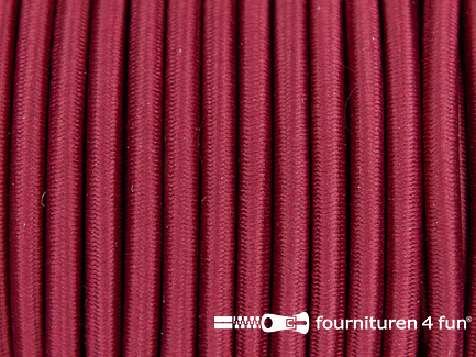 Elastisch koord 4,5mm bordeaux rood