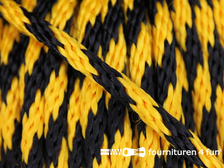 Niet ingewikkeld Uitstekend Voorouder Polypropyleen touw 6mm geel - zwart kopen? Fournituren4fun®