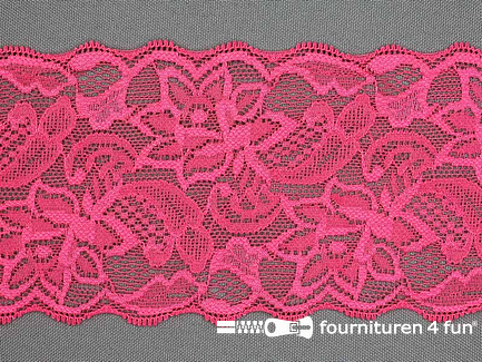Elastisch kant 80mm fuchsia roze