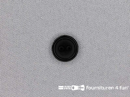 Kunststof knoop 13mm zwart