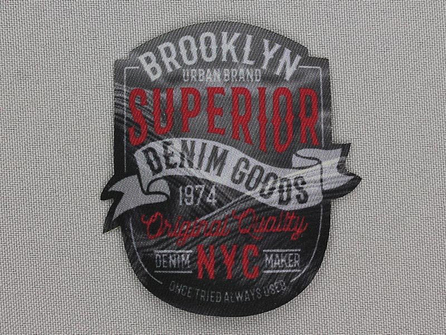 Applicatie 64x68mm Brooklyn Superior Denim
