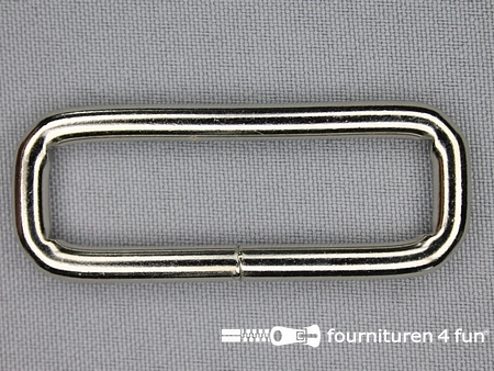 Schuifpassant - 50mm - zilver - heavy duty