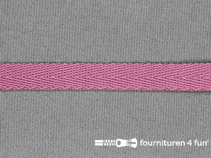 Nylon keperband 10mm oud roze