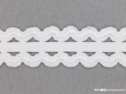 Lingerie elastiek 20mm wit