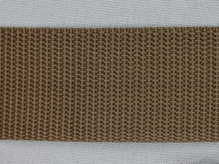 Parachute band 40mm donker bruin