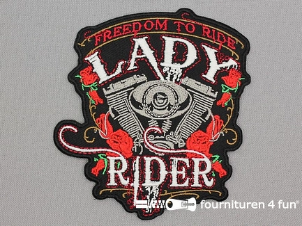 Applicatie 95x105mm Lady Rider