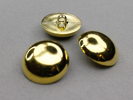 Gouden bolvormige knoop 28mm 