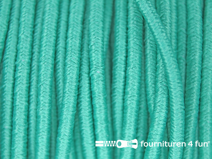 Rol 100 meter elastisch koord 2,5mm turquoise-groen