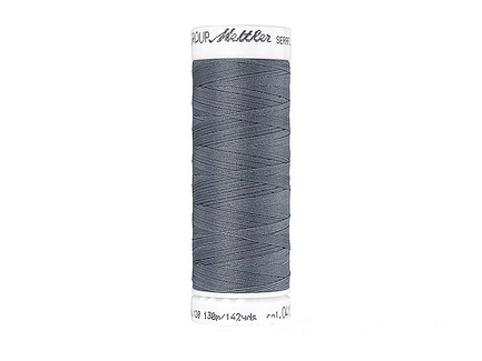 Mettler Seraflex - elastisch machinegaren - donker grijs (0415)