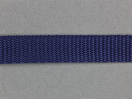 Rol 30 meter parachute band 15mm donker blauw