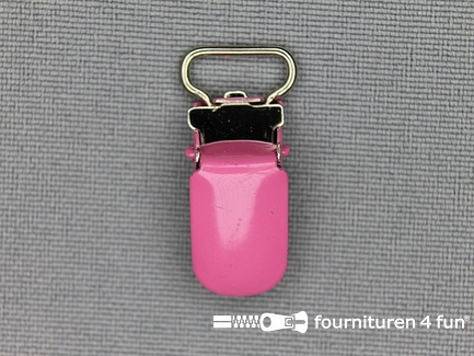 Bretelclips - 10mm - barbie roze