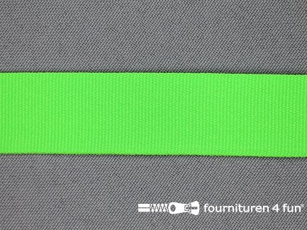 Nylon keperband 20mm neon groen