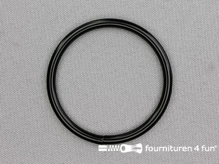 Stalen ring - 45mm - zwart