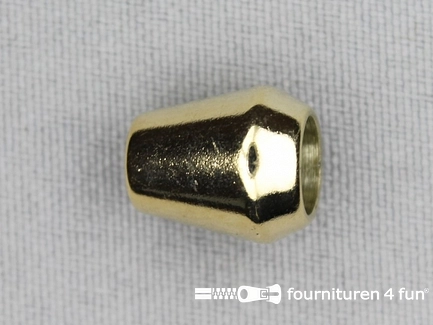 Koorduiteinde - kunststof - 12x14mm - goud
