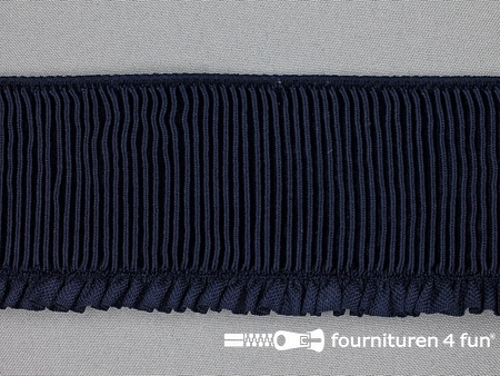 Boordelastiek 60mm marine blauw