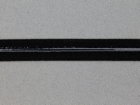 Siliconen elastiek 12mm zwart
