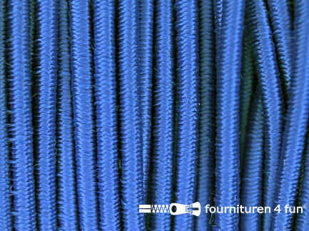 Rol 100 meter elastisch koord 2,5mm kobalt blauw