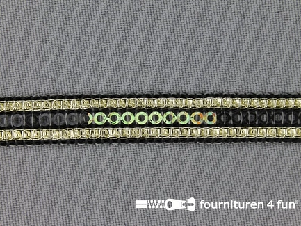 Kaart 20 meter party band 10mm zwart