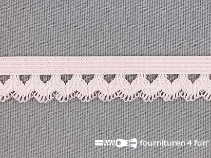 Elastisch kant - 16mm - baby roze