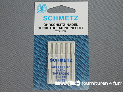 Schmetz machinenaalden - quick threading - 80