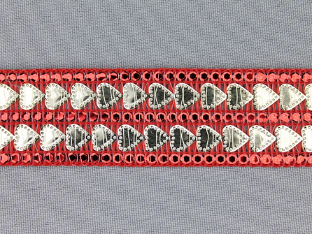 Party band 27mm rood