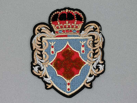 Applicatie ridder - wapen 99x72mm