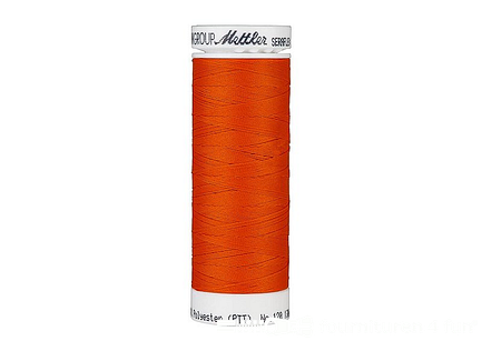 Mettler Seraflex - elastisch machinegaren - donker oranje (0450)