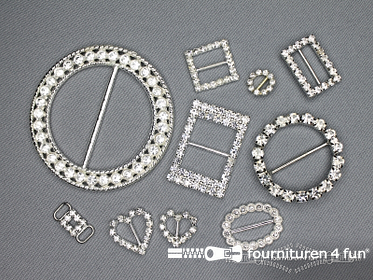 Strass stenen gespen