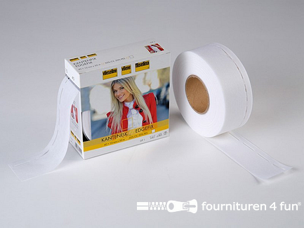 Rol 50 meter Vlieseline® Kantenfix - 50mm - wit