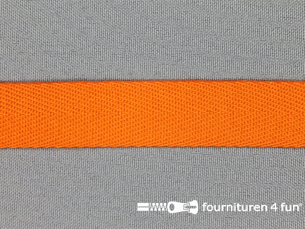 Luxe keperband 20mm oranje