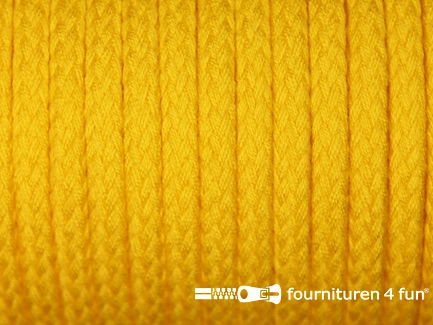 Jassen koord - 6 tot 8mm - mais geel