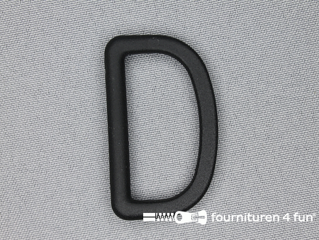 Kunststof D-ring - 40mm - zwart