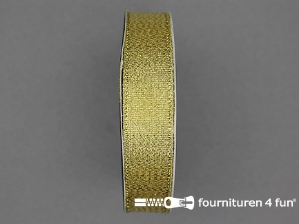 Rol 25 meter goud lint - 22mm