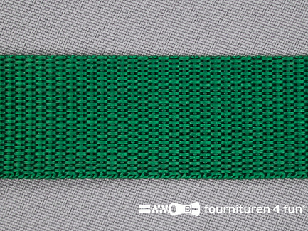 Rol 25 meter parachute band - 30mm - smaragd groen