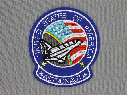 Army / Space applicatie 73x83mm USA Astronaut